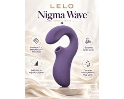 Lelo Enigma Wave Cyber Mor Klitoris Uyarıcı Siyah Vibratör (KUTU HASARLI)