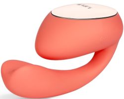 Lelo Ida Wave Coral Red App Kontrol Dönen Parmak Hareketli ve Titreşimli Vibratör