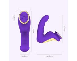 Gold Titreşimli Akıllı Isıtmalı C ve G-Bölgesi Özel Parmak Salınım Hareketli Vibratör