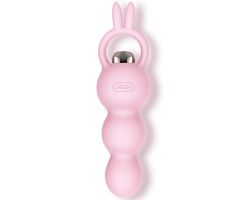 Leten Boğumlu 7 Hız Modlu Süper Silikon Titreşimli Anal Plug-3