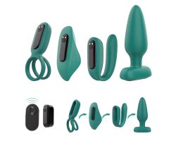 Love Kumandalı Çiftlere Özel 4 Parça Vibratör Seti