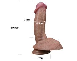 Lovetoy Çift Katmanlı 20 Cm Ultra Gerçekçi Belden Bağlamalı Penis-411051