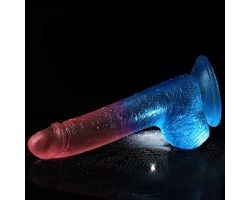 Lovetoy Çift Renkli Ultra Yumuşak 19 Cm Kemerli Jel Dildo