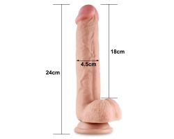 Lovetoy Hareketli Dış Yüzey Özel Seri Ultra Yumuşak 24 Cm Strap On Penis-317004
