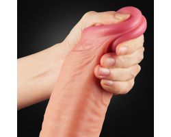 Lovetoy Nature Cock Serisi Özel Yumuşak Dokulu Çift Katmanlı 30 Cm Realistik Penis