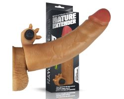 Lovetoy Özel Serisi Ektra Yumuşak 5 Cm Uzatmalı Titreşimli Penis Kılıfı