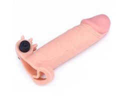Lovetoy X-TENDER Realistik Titreşimli 5 Cm  Uzatmalı Penis Kılıfı-LV1062F