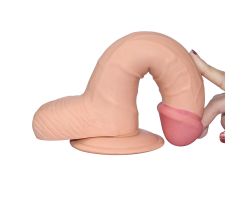 Love Toy Yeni Nesil Ultra Yumuşak Özel Dokulu 21 Cm Realistik Penis-1085