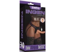 Lovetoy Ingen Easy Strap On 22 Cm Titreşimli Belden Bağlamalı Penis