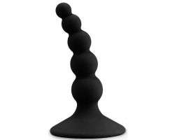 Lovetoy Lure Me Silikon Boğumlu 10 Cm Siyah Anal Plug