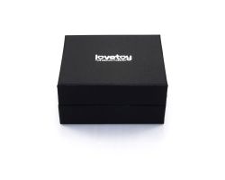 Lovetoy Mavi Metal Beyaz Taşlı Anal Plug 8 Cm