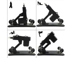 Machine Gidip Gelmeli Vantuzlu Güçlü Seks Siyah Seks Makinesi