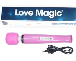 Magic Wand 20 Hızlı Şarjlı Pembe Masaj ve Orgazm Vibratör + 2 Başlık 