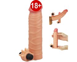Nature Cock Özel Seri Titreşimli 4 Cm Uzatmalı Penis Kılıfı