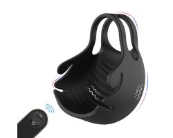 Nest Pro 9 Modlu Titreşimli Kumandalı Testis ve Penis Halkası	