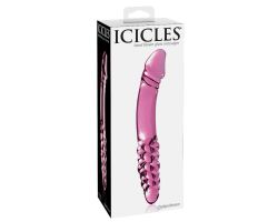 Pipedream Icicles No. 57 Glass Dual Ended Cam Dildo
