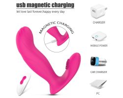 Prog 9 Fonksiyonlu Titreşimli G-Bölgesi ve Klitoris Uyarıcı Kumandalı Yumuşak Vibratör