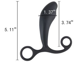 Pürüssüz Silikon Dokulu Bükülebilen Anal Plug