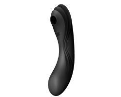 Satisfyer Curvy Trinity 4 Black 2 Motorlu Güçlü Titreşimli Ve Emiş Yapabilen Vibratör