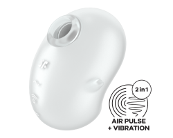 Satisfyer Cutie Ghost Blue Air Pulse Hava Dalgalı ve Titreşimli Vibratör	