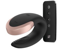 Satisfyer Double Love Black Telefon Kontrollü Çiftlere Özel Vibratör