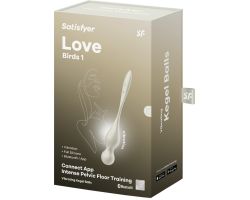 Satisfyer Love Birds 1 Telefon Uyumlu Kegel Egzersiz Vibratörü Beyaz