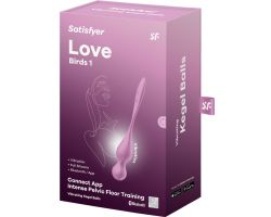 Satisfyer Love Birds 1 Telefon Uyumlu Kegel Egzersiz Vibratörü Pembe