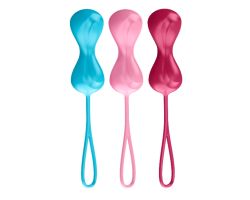 Satisfyer Power Balls 3 Adet Yumuşak Silikon Kegel Egzersiz Top Seti