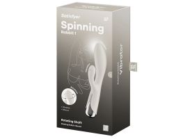 Satisfyer Spinning Döner Başlıklı Rabbit Vibratör Bej