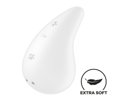 Satisfyer Super Soft Dew Drop Beyaz Mini Vibrator