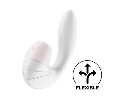 Satisfyer Supernova White Esnek Yapıda Emiş Yapabilen Titreşimli Vibratör