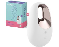 Satisfyer White Temptation 15 Modlu Titreşimli Klitoris Uyarıcı Şarjlı Vibratör