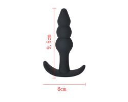 Silikon Boğumlu 9,5 Cm Anal Plug