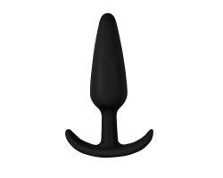 Silikon Kolay Tutulabilir 8 Cm Siyah Anal Plug