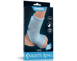 Silk Knights Ring Titreşimli Testis ve Yarım Penis Kılıfı
