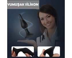 Solomon 4 Adet Farklı Boyutlara Sahip Vantuzlu Yumuşak Anal Plug Seti