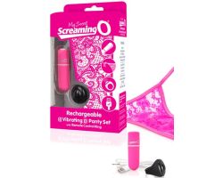 The Screaming O Giyilebilen Şarj Edilebilir Pembe Kumandalı Vibratör