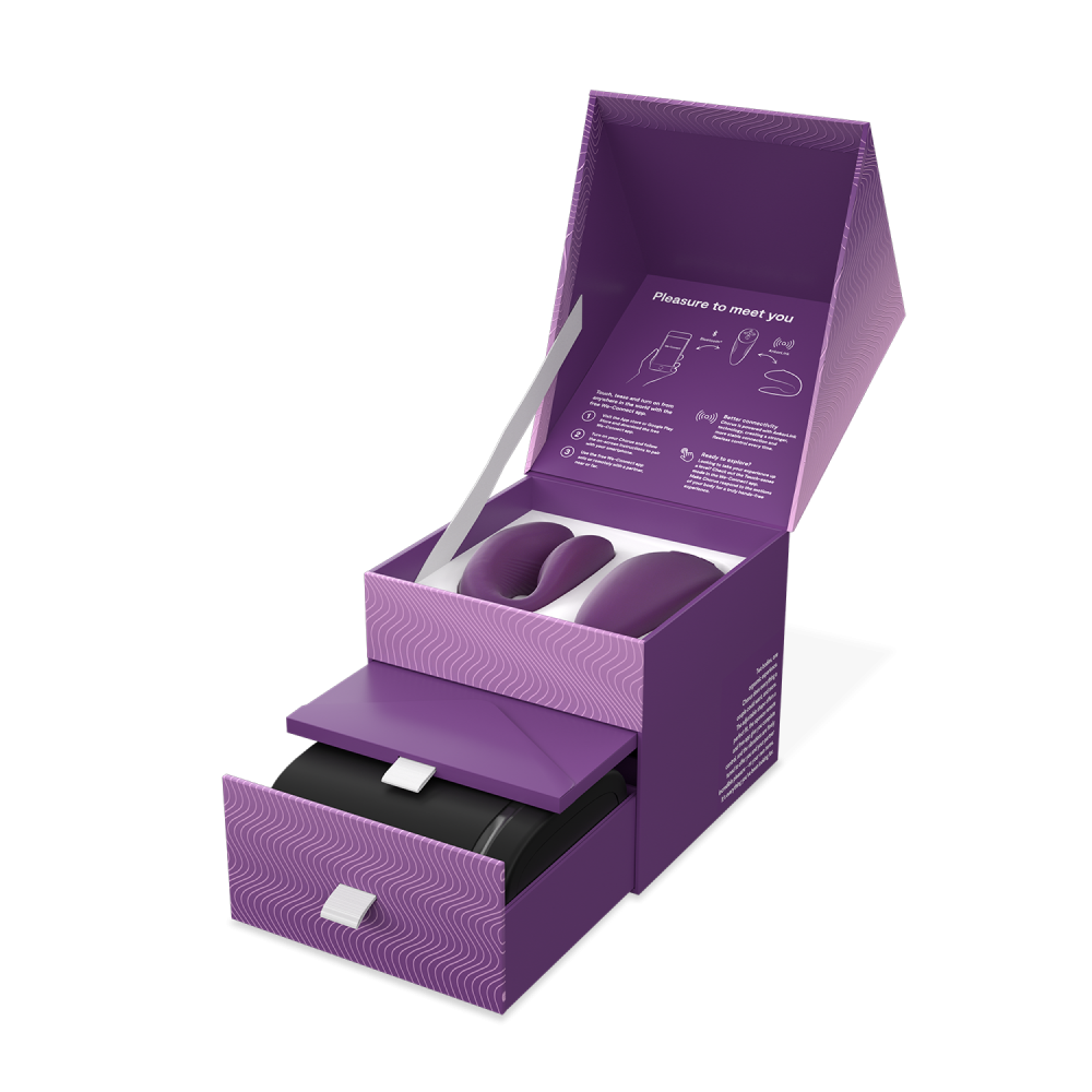 We-Vibe Chorus Purple Çiftlere Özel Telefon Kontrol Vibratör 