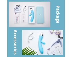 Wowyes V2 Şarjlı Bükülebilen G Bölgesi ve Klitoris Uyarıcı Tavşan Vibratör