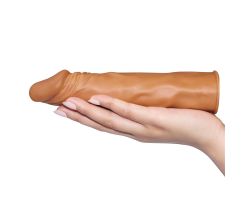 X- Tender Realistik Dokulu  5cm Uzatmalı Penis Kılıfı-LV1053B