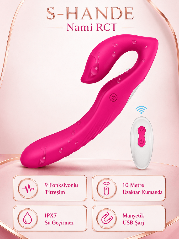 Nami Rct 9 Modlu Titreşimli Kumandalı Giyilebilen Strapless Vibratör