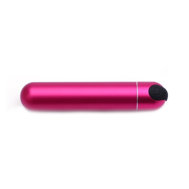 10 Titreşim Fonksiyonlu Şarjlı Su Geçirmez Pembe Metal Mini Vibratör