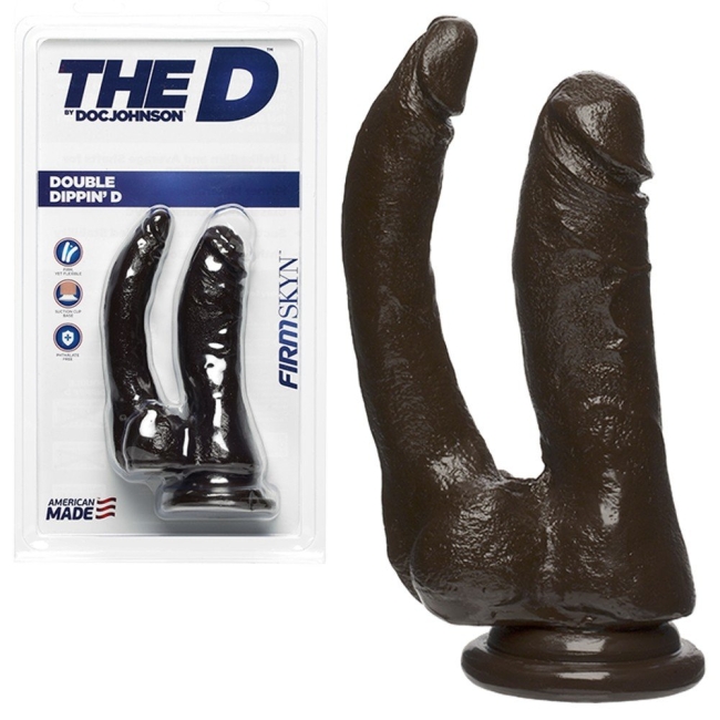Doc Johnson Double Dippin FIRMSKYN Realistik Double Penis