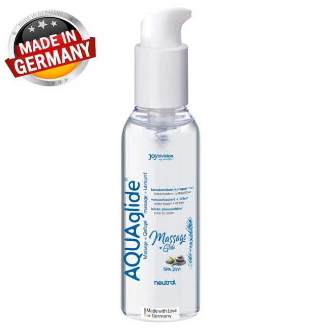 AQUAglide Masaj + Kayganlaştırıcı Natural 200 Ml Made İn Germany