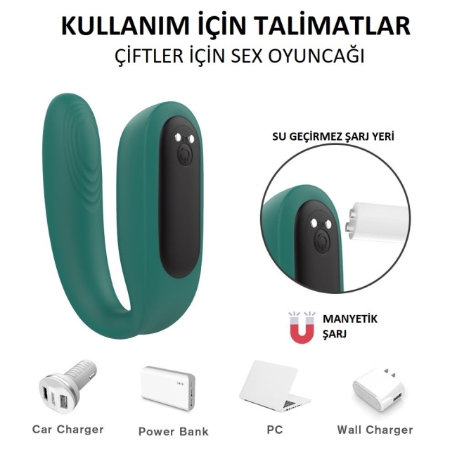 Baud Kumandalı 9 Modlu Titreşimli Çiftlere Özel Giyilebilen Vibratör