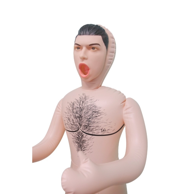 Big Jack 18 cm Titreşimli Penisli Şişme Erkek
