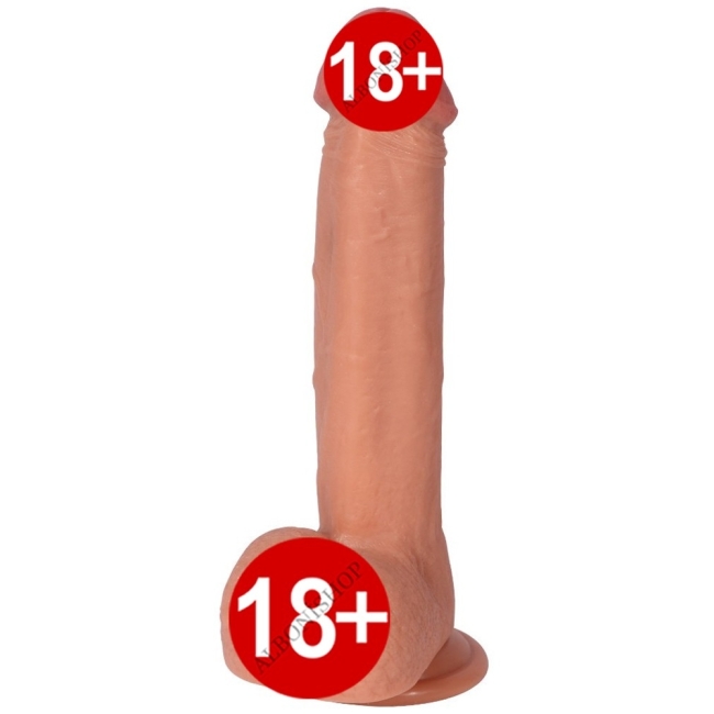 Bill Çift Katmanlı Ultra Gerçekci 23 Cm Realistik Penis Dildo
