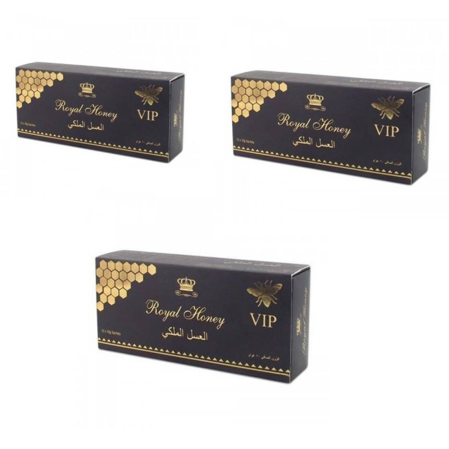 Black Man Royal Honey 12x10 Gr Erkeklere Özel Bal 3'lü Set