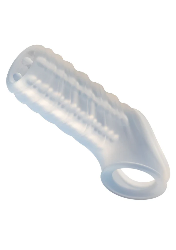 Calexotıcs Silikon Testis Destekli Yarım Penis Kılıfı