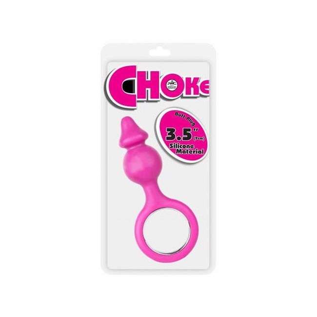 Choke 9 Cm Silikon Pembe Anal Tıkaç